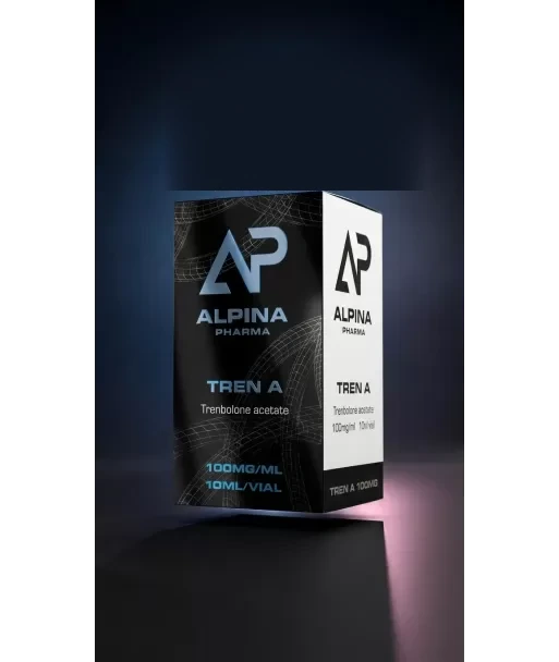 Alpina Pharma Tren A 100 mg per milliliter, flacon van 10 ml trenbolonacetaat met analysecertificaat